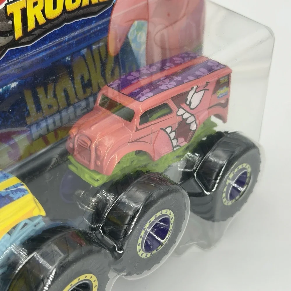 New! 2025 Hot Wheels Monster Trucks SpongeBob vs Patrick by Mattel RARE!!!